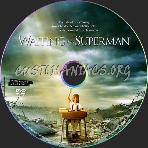 Waiting for Superman dvd label