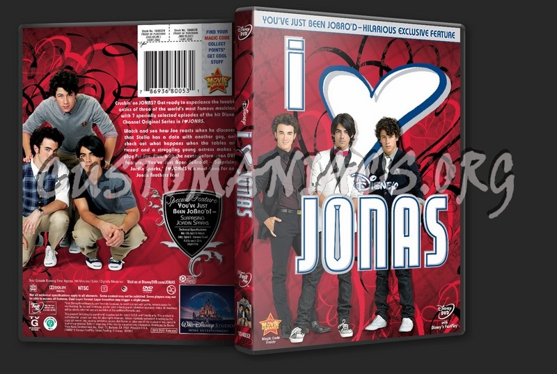 I Love Jonas dvd cover
