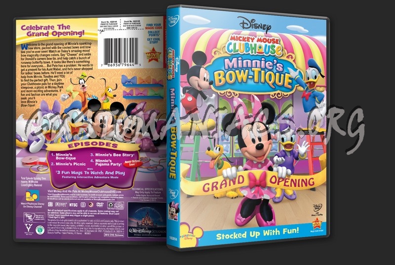 Mickey Mouse Clubhouse Minnie`s Bow-Tique dvd cover