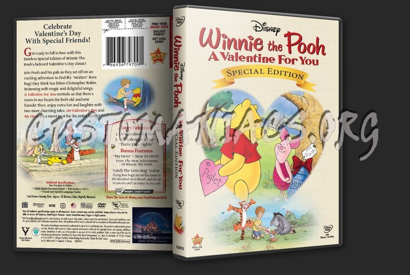 Winnie the Pooh: A Valentine for You dvd cover