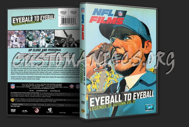 NFL Films Eyeball to Eyeball - Legends of Autumn Vol VI dvd cover