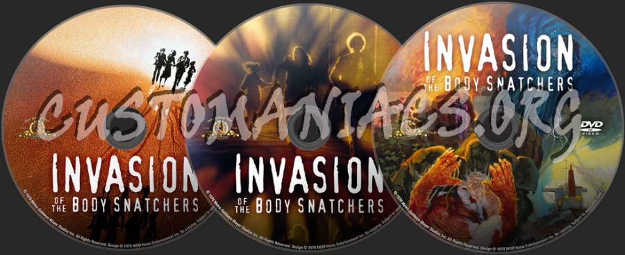 Invasion Of The Body Snatchers (1978) dvd label