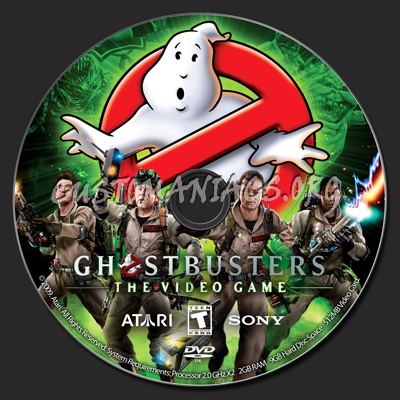 Ghostbusters: The Video Game dvd label