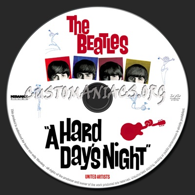 A Hard Day's Night dvd label