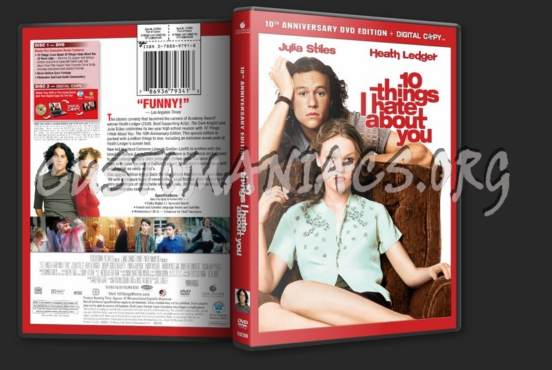 10 Things I Hate About You dvd cover