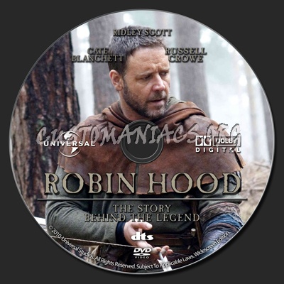 Robin Hood dvd label