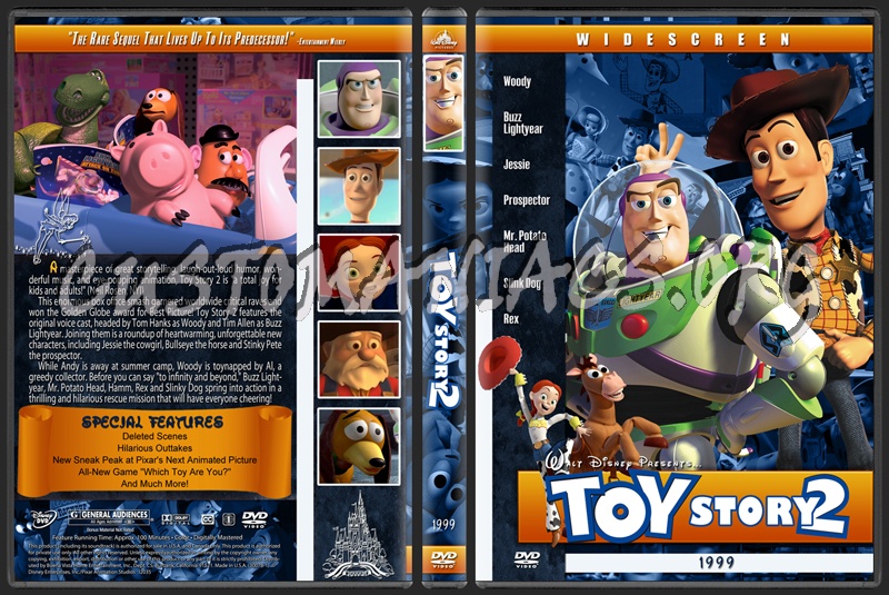 Toy Story 2 - 1999 dvd cover