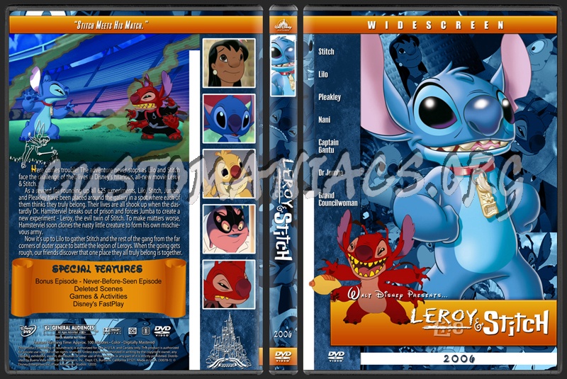 Leroy and Stitch - 2006 dvd cover