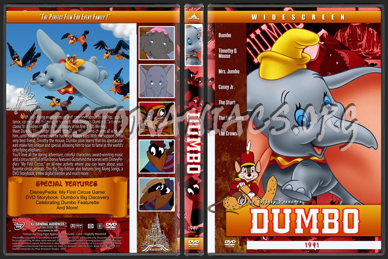 Dumbo - 1941 dvd cover