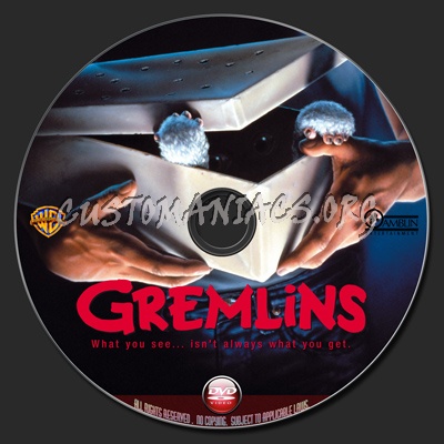Gremlins dvd label