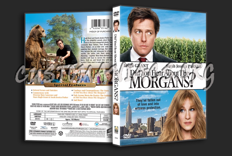 Did you hear about the morgans dvd cover dvd covers labels by
