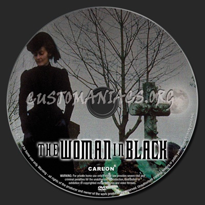 The Woman in Black dvd label