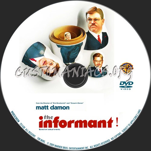 The Informant! dvd label