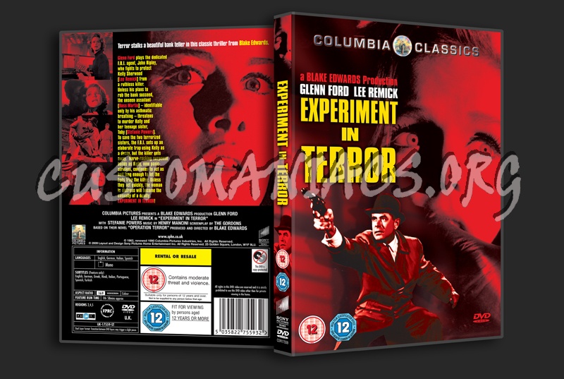 Experiment in Terror dvd cover