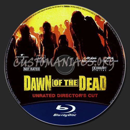 Dawn of the Dead (2004) blu-ray label