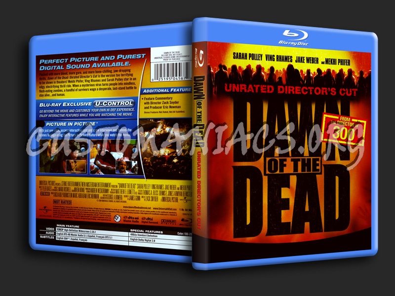 Dawn of the Dead (2004) blu-ray cover