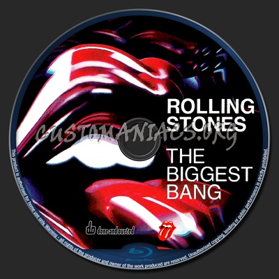 Rolling Stones -The Biggest Bang blu-ray label