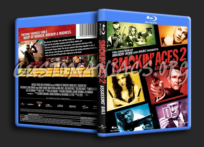 Smokin' Aces 2 Assassins' Ball blu-ray cover