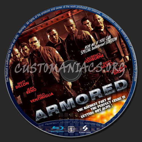 Armored blu-ray label