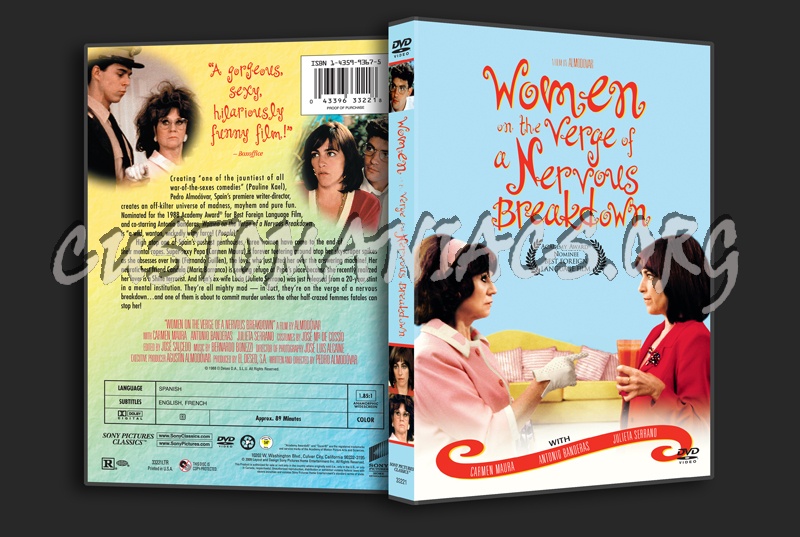 Women on the Verge of a Nervous Breackdown dvd cover