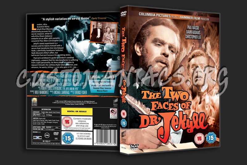 The Two Faces of Dr. Jekyll dvd cover