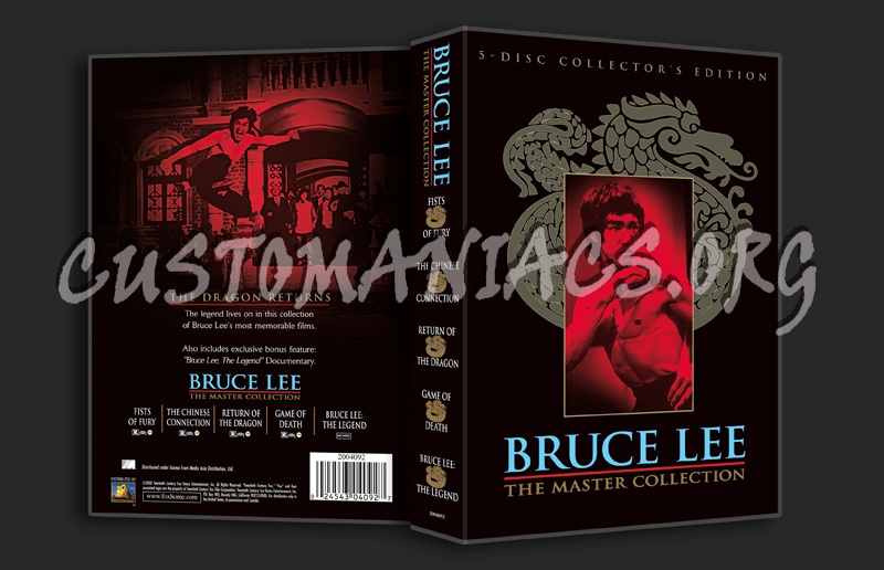 Bruce Lee The Master Collection dvd cover