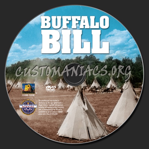 Buffalo Bill dvd label