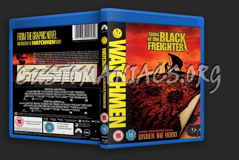 Watchmen - Tales of the Black Freighter blu-ray cover