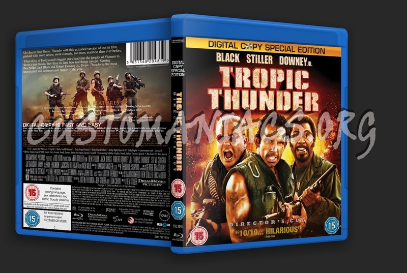 Tropic Thunder blu-ray cover