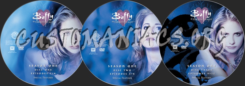 Buffy Season 1 dvd label