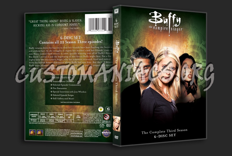 Buffy Season 3 dvd cover