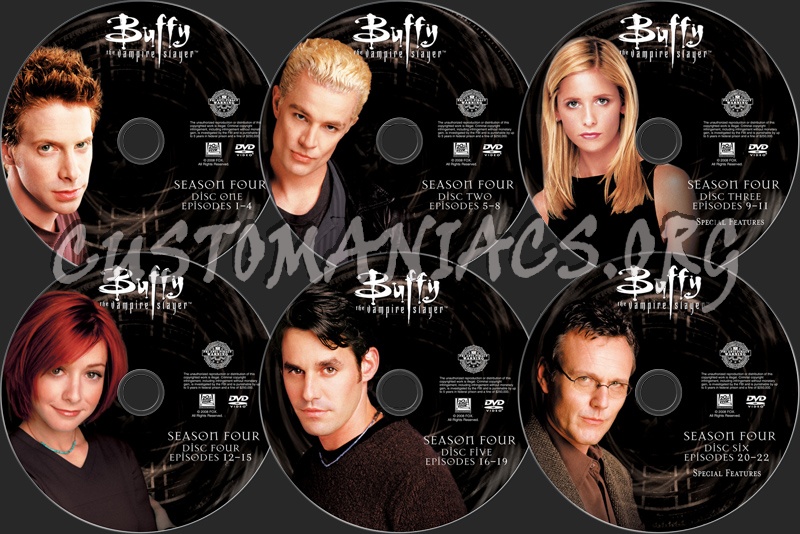 Buffy Season 4 dvd label