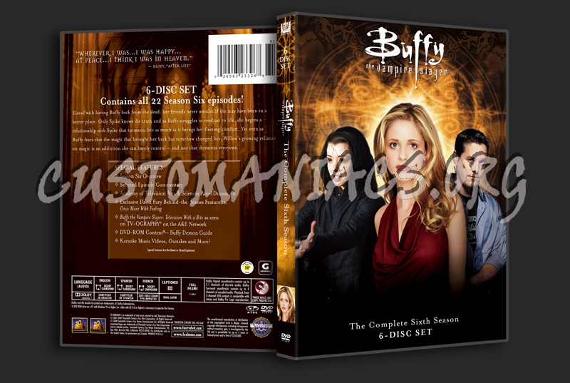 Buffy Season 6 dvd cover