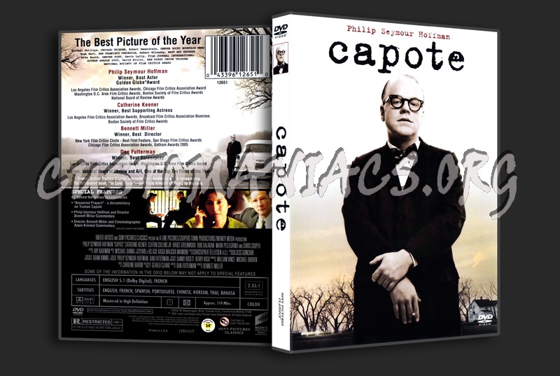 Capote dvd cover