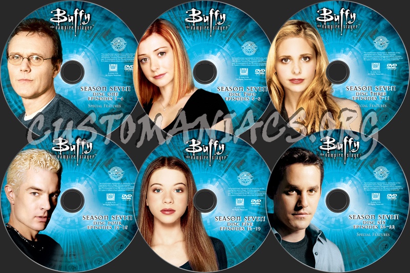 Buffy Season 7 dvd label