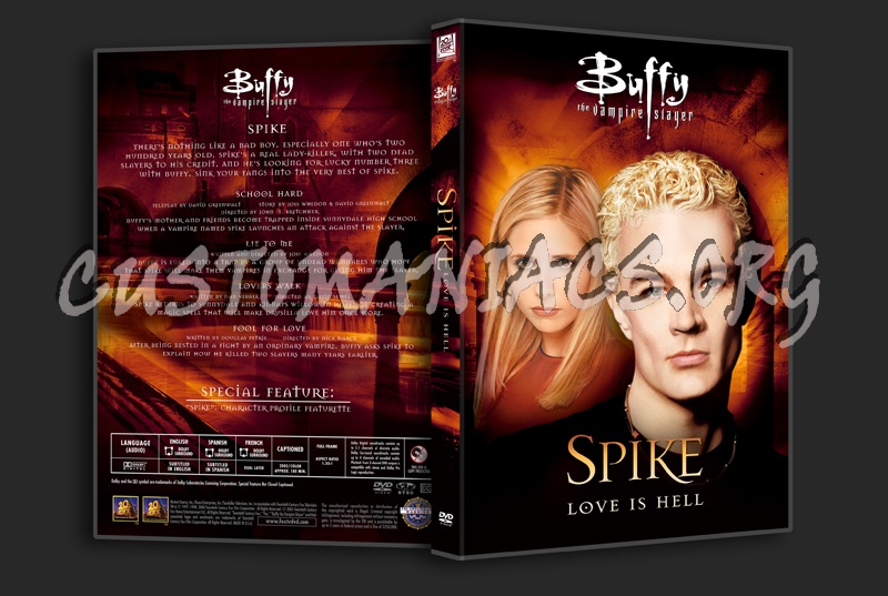 Buffy the Vampire Slayer Spike Love is Hell dvd cover