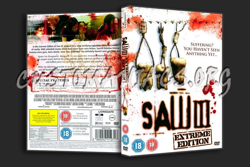 Saw III dvd cover