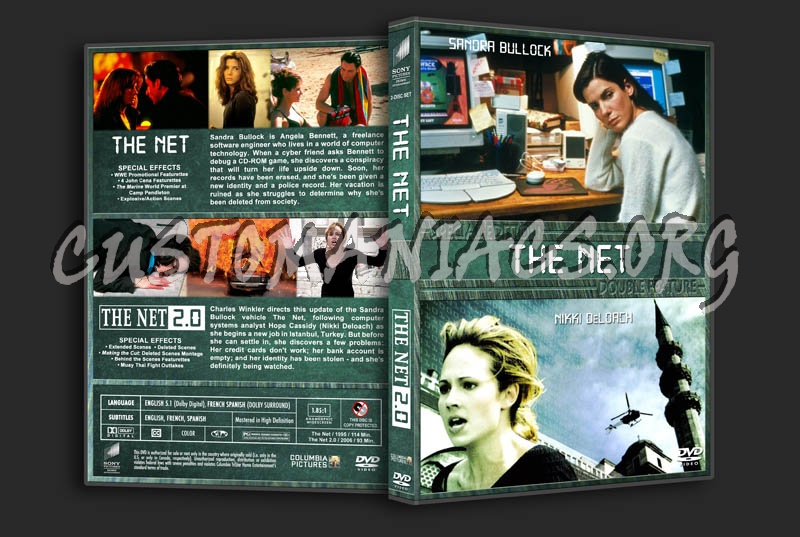 The Net/The Net 2.0 Double Feature dvd cover