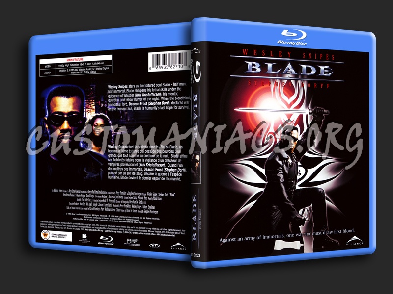 Blade blu-ray cover