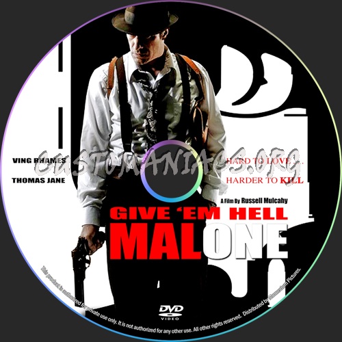 Give'em Hell Malone dvd label
