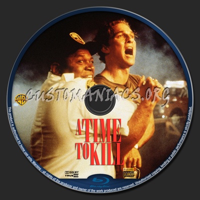 A Time To Kill blu-ray label