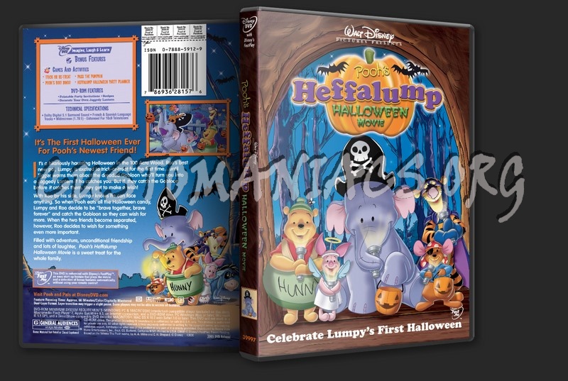 Pooh's Heffalump Halloween Movie dvd cover
