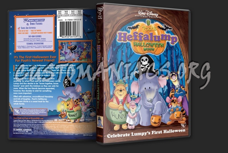 Pooh's Heffalump Halloween Movie dvd cover