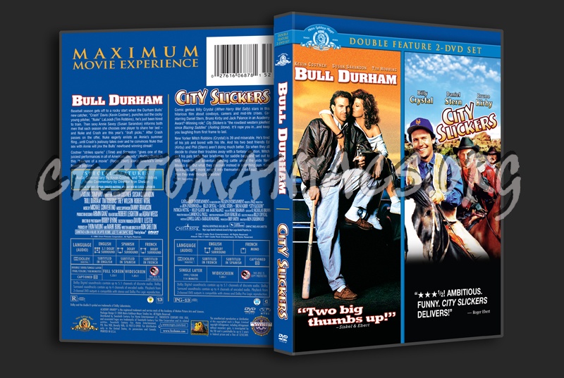 Bull Durham / City Slickers dvd cover