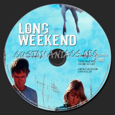 Long Weekend dvd label