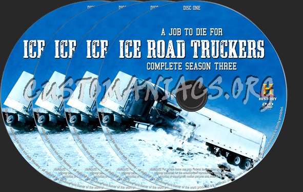 Ice Road Truckers Season 3 dvd label
