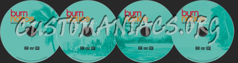 Burn Notice Season 1 dvd label