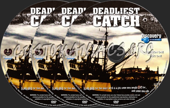 Deadliest Catch Season 1 dvd label