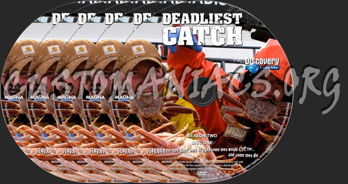 Deadliest Catch Season 2 dvd label