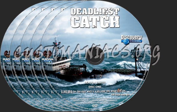 Deadliest Catch Season 3 dvd label